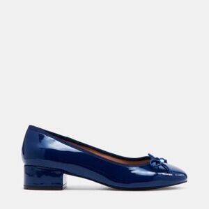 Steve Madden Navy Blue Patent Leather Cherish Pumps  (Size 11 Womens)